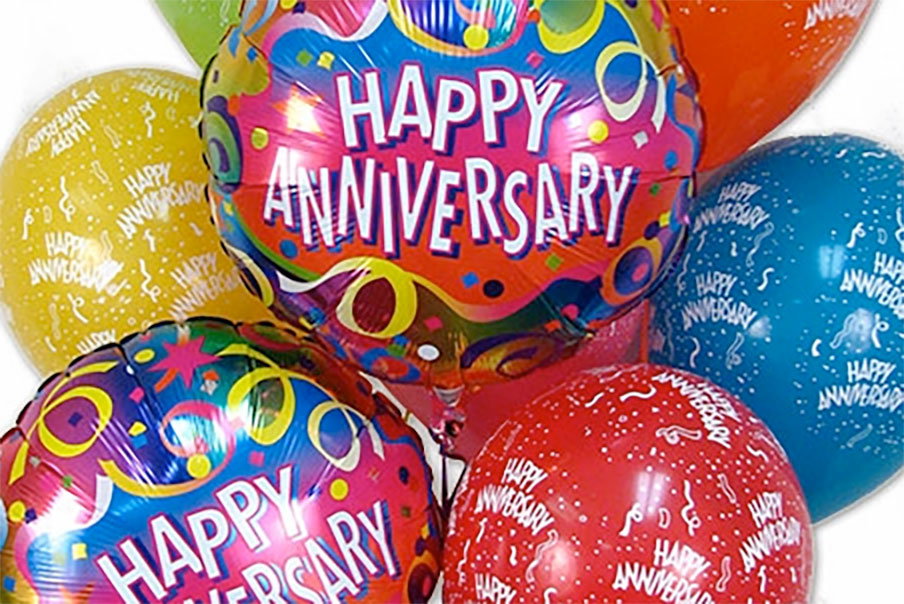 anniversary balloons